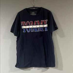 Tommy Hilfiger Dark Blue Graphic Tee Size XL
